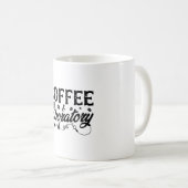 Kaffee & Laboratorium Labrador Technischer Chemike Kaffeetasse (VorderseiteRechts)