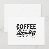Kaffee & Laboratorium Labrador Technischer Chemike Postkarte (Vorne/Hinten)