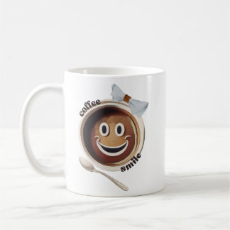 Kaffee Lächeln Funny Niedlich Sweet Hoodie Kaffeetasse