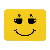 Kaffee-Lächeln Magnet (Horizontal)