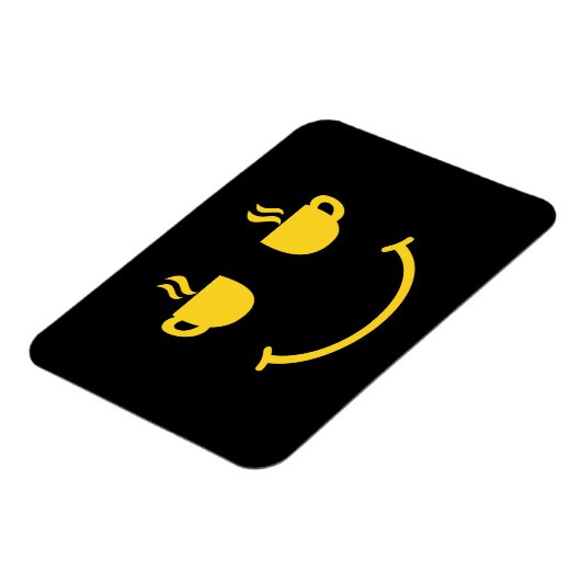 Kaffee-Lächeln Magnet (Linke Seite)