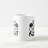 Kaffee Lake Wine Wiederholung Kaffeetasse (Mittel)