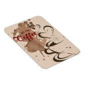 Kaffee lange, aber erster Kaffee Magnet (Rechte Seite)