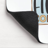 Kaffee lange, aber erster Kaffee Mousepad (Ecke)