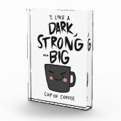 Kaffee lange dunkel stark und große Tasse Kaffee Fotoblock (Rechts)