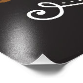 Kaffee lange Kaffee zum Mitnehmen Fotodruck (Ecke)