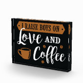 Kaffee lange Liebe und Kaffee Fotoblock (Rechts)