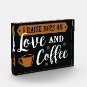 Kaffee lange Liebe und Kaffee Fotoblock (Links)