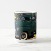 Kaffee lässt das Foto plötzlich erscheinen Verwandlungstasse (Zentrum)