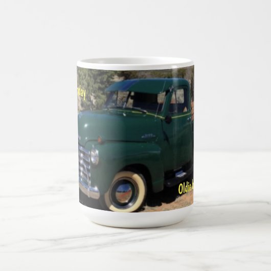 Kaffee lässt das Foto plötzlich erscheinen Verwandlungstasse (Zentrum)