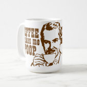 Kaffee lässt mich kacken! kaffeetasse (Vorderseite Links)