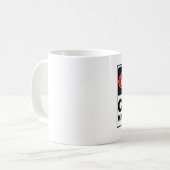 KAFFEE LÄSST MICH KACKEN KAFFEETASSE (Vorderseite Links)