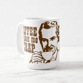 Kaffee lässt mich KOTZEN! Kaffeetasse (Vorderseite Links)