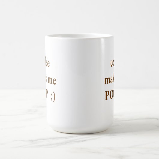 KAFFEE LÄSST MICH Tasse KACKEN (Mittel)