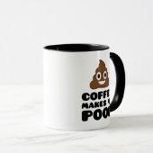 Kaffee lässt mich Tasse kacken (VorderseiteRechts)