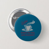 Kaffee lässt mich weniger mörderisch lustig sarkas button (Vorne & Hinten)