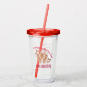 Kaffee lässt mich weniger mörderisch und lustig er acryltrinkbecher (Rückseite)