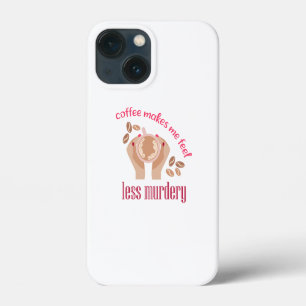 Kaffee lässt mich weniger mörderisch und lustig er Case-Mate iPhone hülle