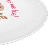 Kaffee lässt mich weniger mörderisch und lustig er schneidebrett (Ecke)