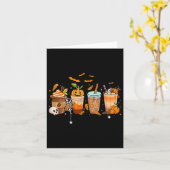 Kaffee Lathole Halloween Erntedank Fall Pumpkin S Karte (Gelbe Blume)