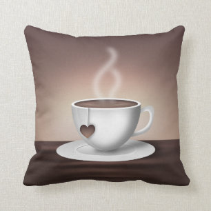 Kaffee Latte Akzent-Kissen Kissen