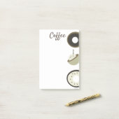Kaffee Latte Chocolate Donut Cafe Postit Hinweise Post-it Klebezettel (Auf Schreibtisch)