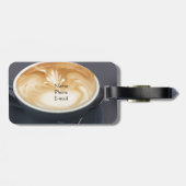 Kaffee Latte Dann Travel Gepäckanhänger (Rückseite horizontal)