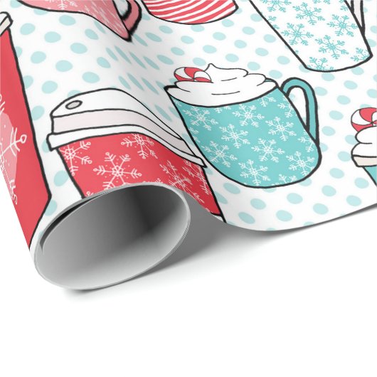 Kaffee Latte Geschenkpapier (Rolleneckpunkt)