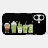 Kaffee Latte Green Niedlich Irish St Patrick's Day Case-Mate iPhone Hülle (Rückseite (Horizontal))