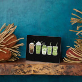 Kaffee Latte Green Niedlich Irish St Patrick's Day Fotoplatte (Seite)