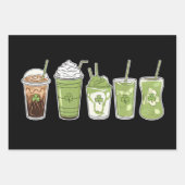 Kaffee Latte Green Niedlich Irish St Patrick's Day Geschenkpapier Set (Vorderseite)