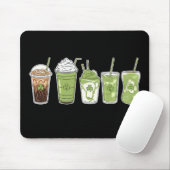 Kaffee Latte Green Niedlich Irish St Patrick's Day Mousepad (Mit Mouse)