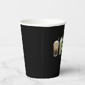 Kaffee Latte Green Niedlich Irish St Patrick's Day Pappbecher (Rechts)