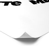 Kaffee Latte Mocha Wall Art Poster (Ecke)