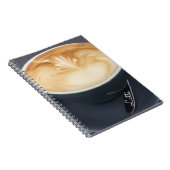 Kaffee-Latte-Notizbuch Notizblock (Rechte Seite)