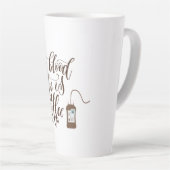 Kaffee Latte Tasse Spaß (Rechte Ecke)