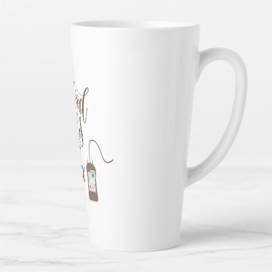 Kaffee Latte Tasse Spaß (Rechts)