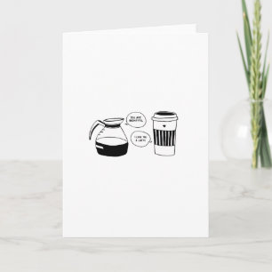Kaffee Latte Valentine's Liebe Feiertagskarte