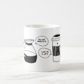 Kaffee Latte Valentine's Liebe Kaffeetasse (Mittel)