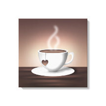 Kaffee Latte Wall Art