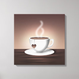 Kaffee Latte Wall Art Leinwanddruck