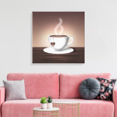 Kaffee Latte Wall Art Leinwanddruck (Insitu (Wohnzimmer))