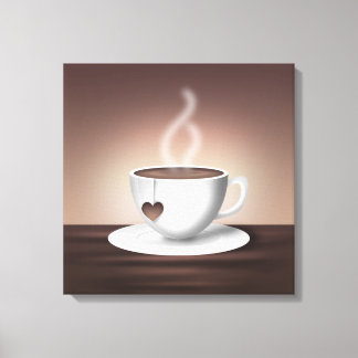 Kaffee Latte Wall Art Leinwanddruck