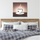 Kaffee Latte Wall Art Leinwanddruck (Insitu (Schlafzimmer))