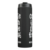 Kaffee, Lehre, Klasse, Wiederholungstatiklehrer Thermosbecher (Vorderseite)