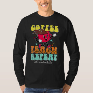 Kaffee Lehre Wiederholung Erzieher Leben Leopard Z T-Shirt