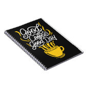 Kaffee Leicht Guten Tag Kaffee Notizblock (Rechte Seite)