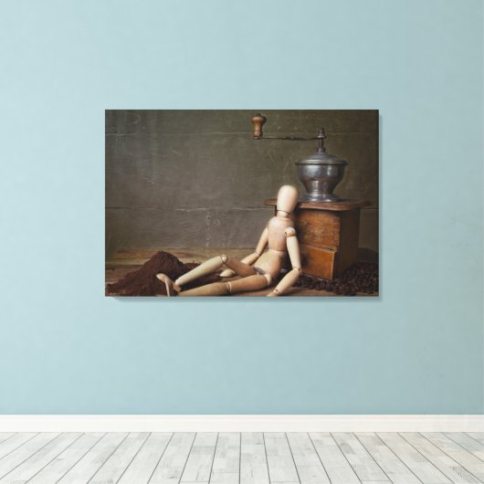 Kaffee Leinwanddruck (Insitu (Holzboden))