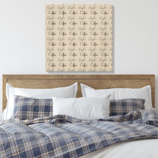 Kaffee Leinwanddruck (Insitu (Schlafzimmer))