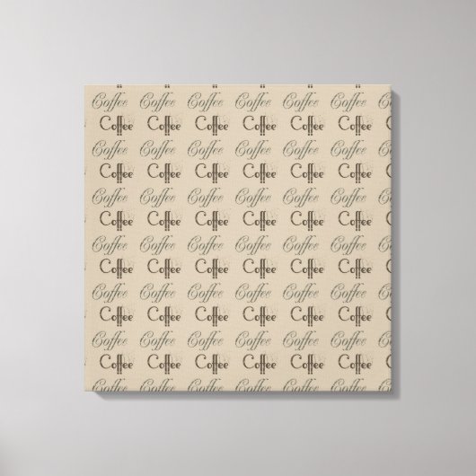 Kaffee Leinwanddruck (Vorderseite)